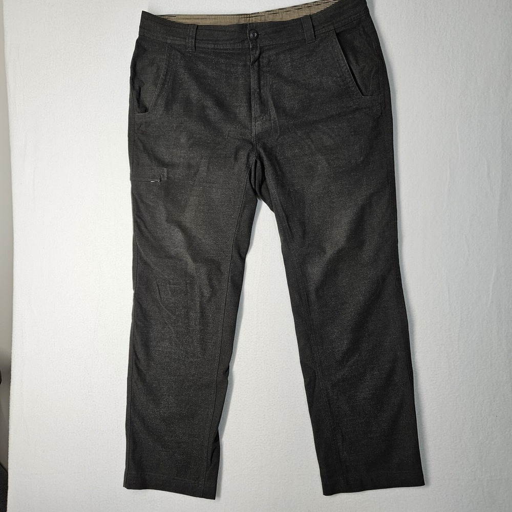Royal Robbins Townsend Pants Mens 40x32 Charcoal Gray Stretch Outdoor Hiking
